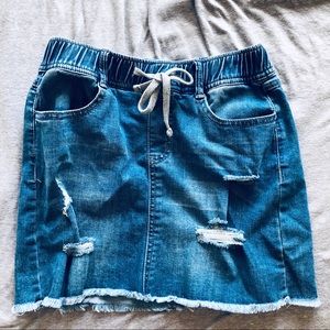 Jean skirt